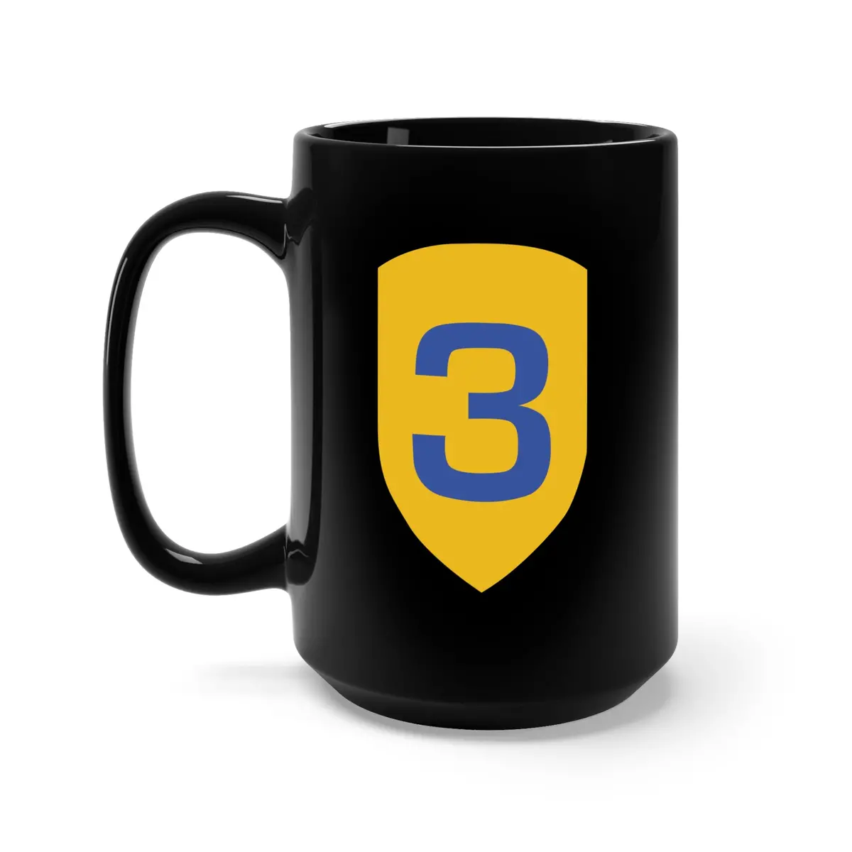Black Mug 15Oz - Ssi - 3Rd Cavalry Division X 300 1