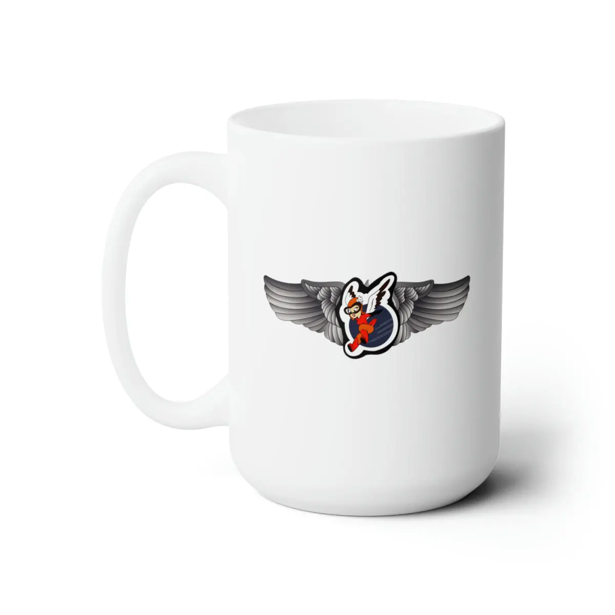 White Ceramic Mug 15Oz - Aac - Wasp Wing W Finella Wo Txt 1