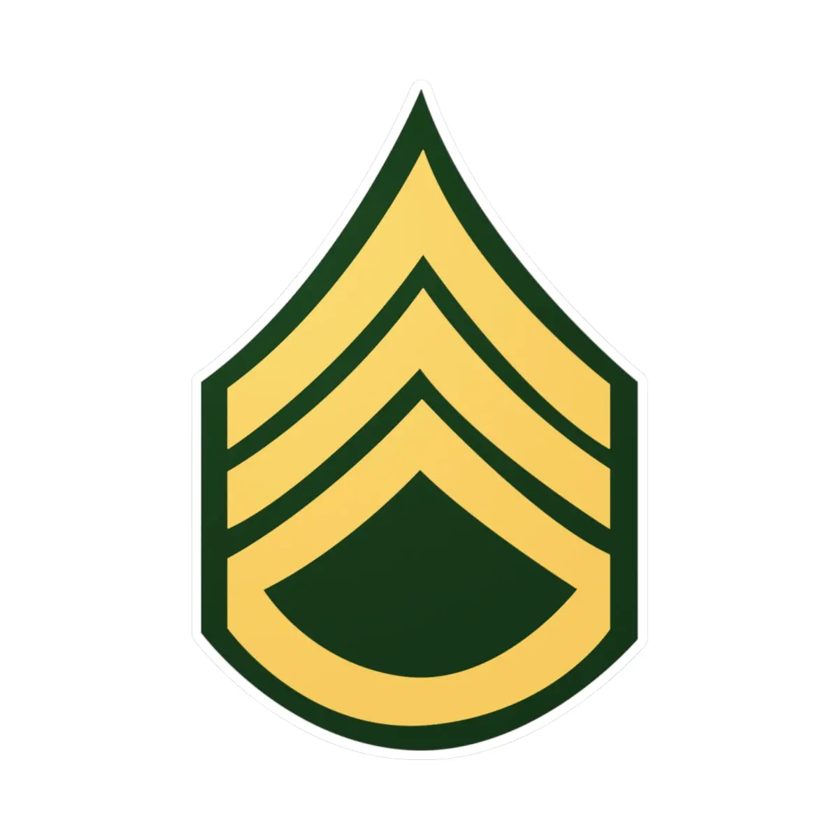 Kiss-Cut Vinyl Decals - Army - Staff Sergeant E-6 (Ssg) X 300 1