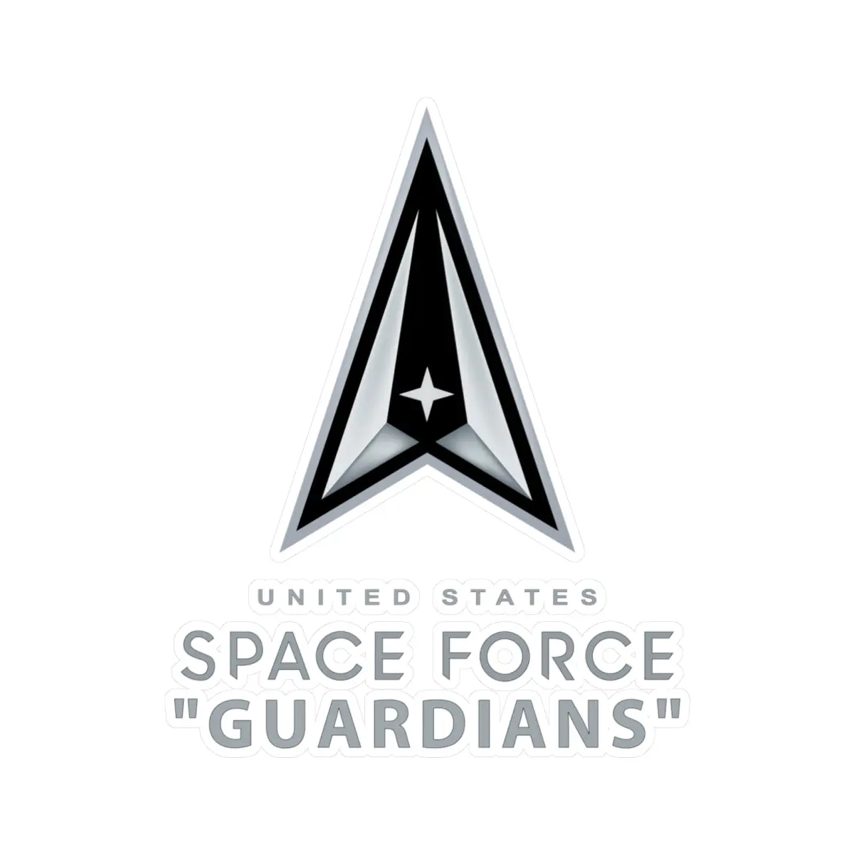 Kiss-Cut Vinyl Decals - Ussf - United States Space Force - Guardians 1