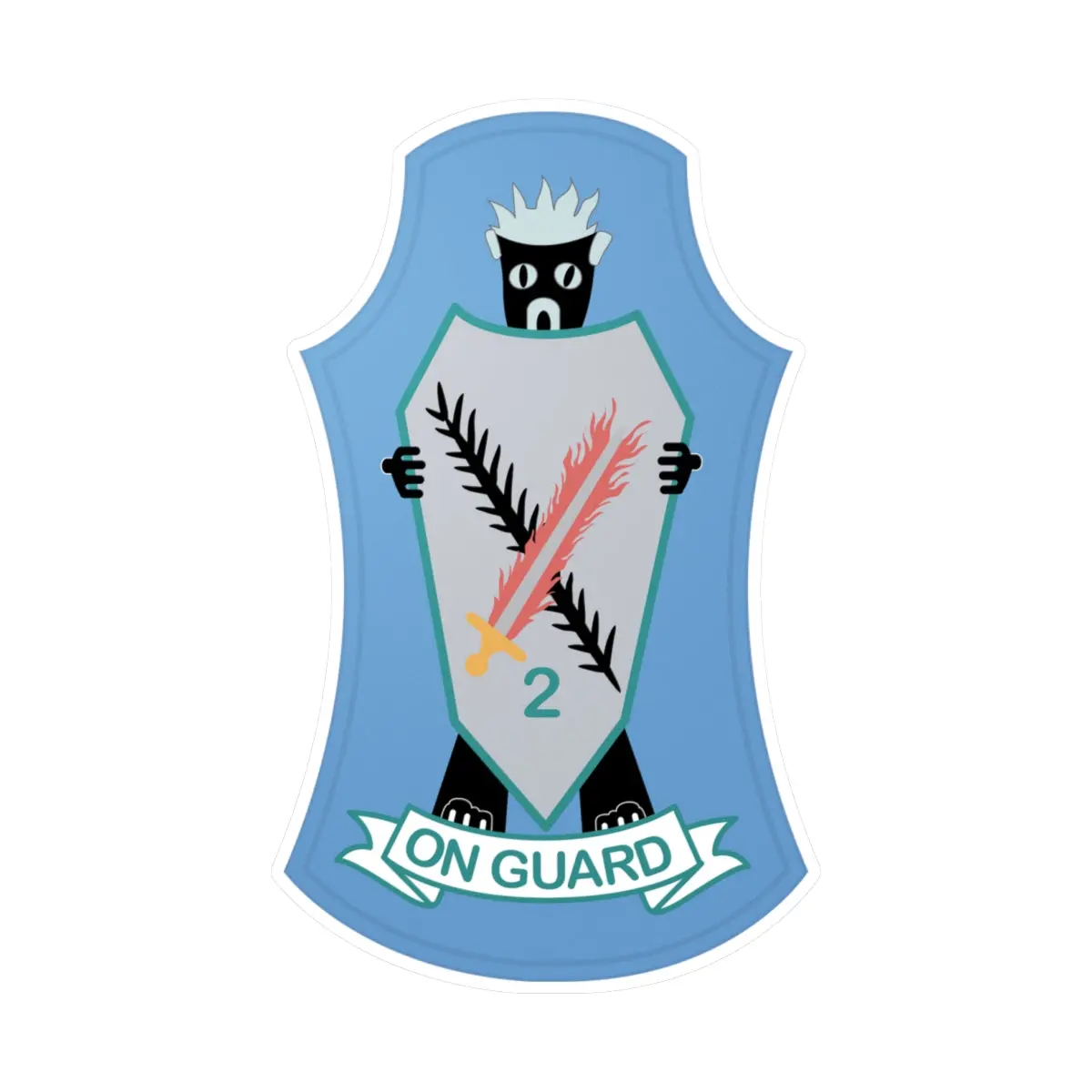 Kiss-Cut Vinyl Decals - 2Nd Battlegroup - 6Th Infantry Regt - Berlin Bde Wo Txt X 300 1