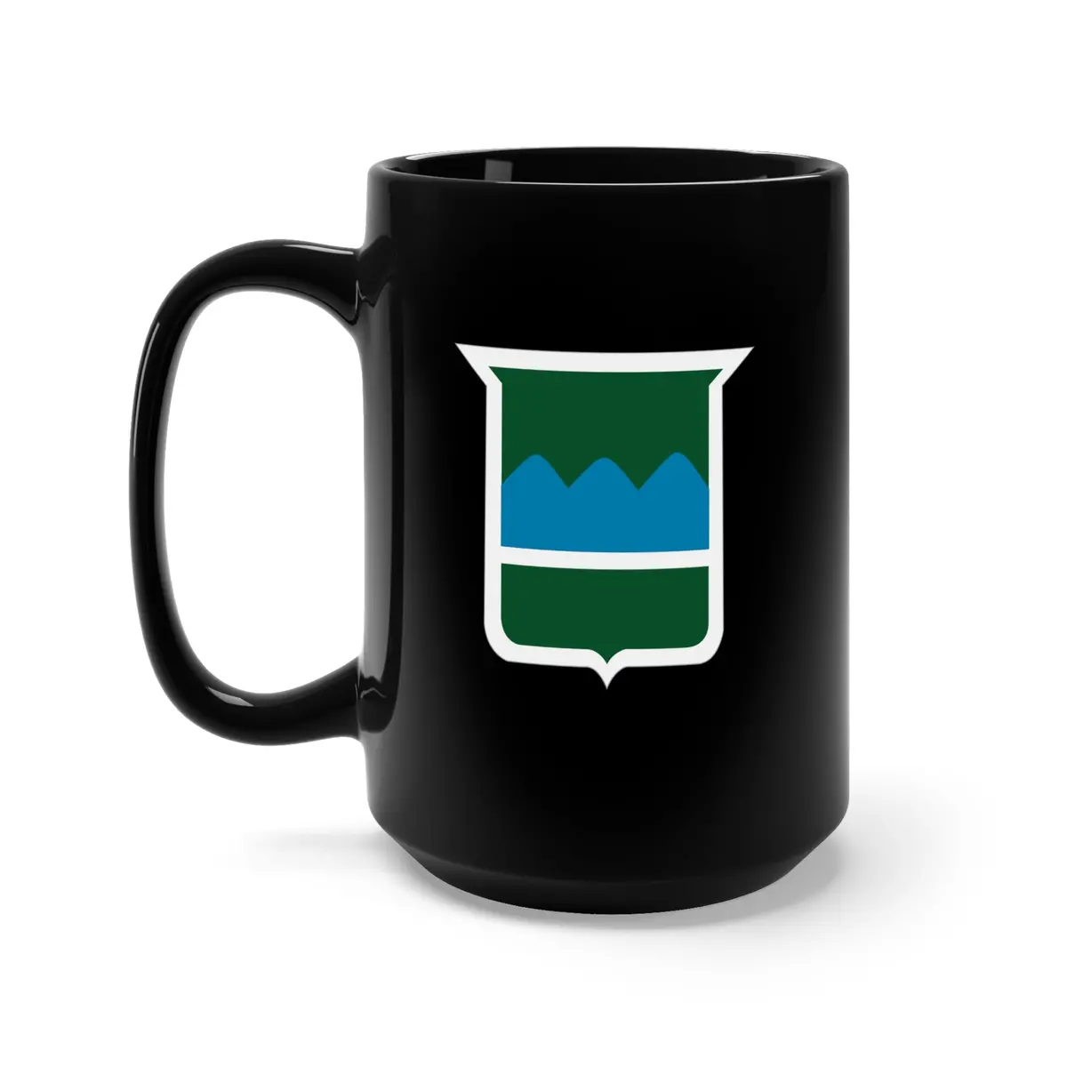 Black Mug 15Oz - Ssi - 80Th Infantry Division X 300 1