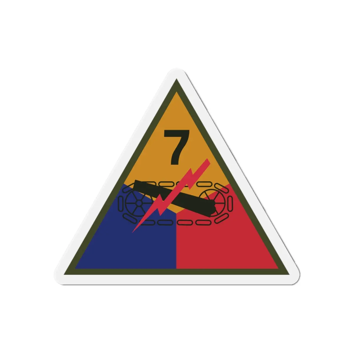 Die-Cut Magnets -Ssi - 7Th Armored Division X 300 2