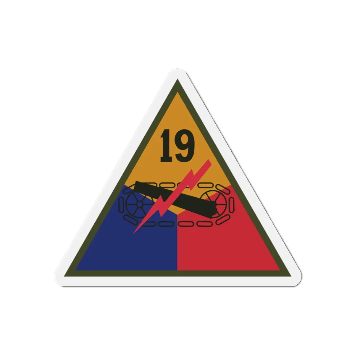 Die-Cut Magnets -Ssi - 19Th Armored Division X 300 2