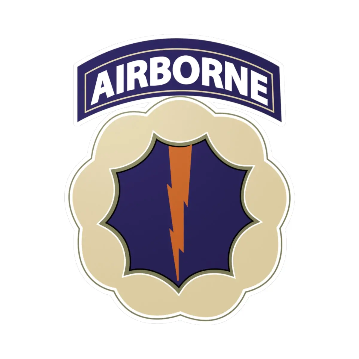 Kiss-Cut Vinyl Decals - 9Th Airborne Division - Phantom - Ssi Wo Txt X 300 1