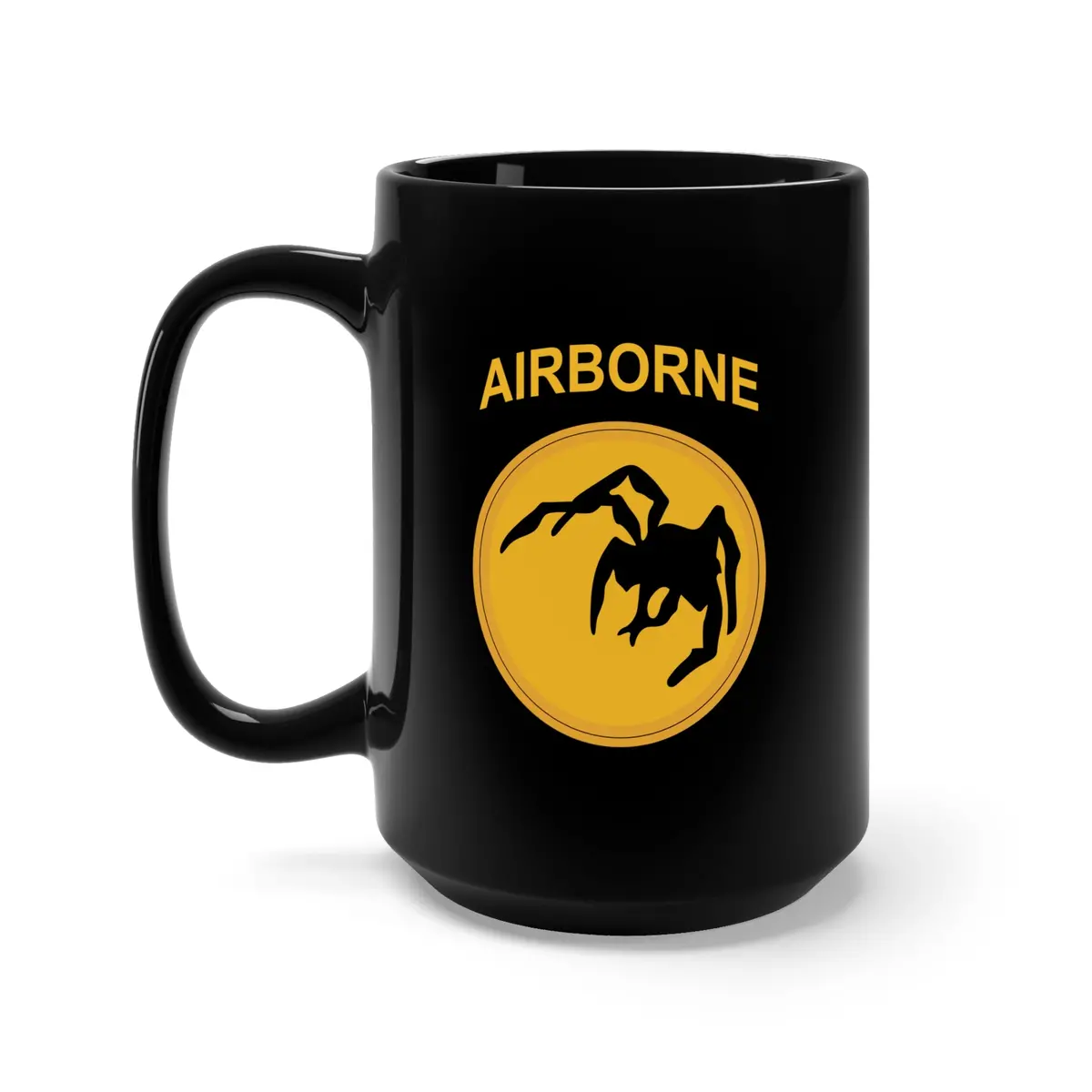 Black Mug 15Oz - Ssi - 135Th Airborne Division X 300 1