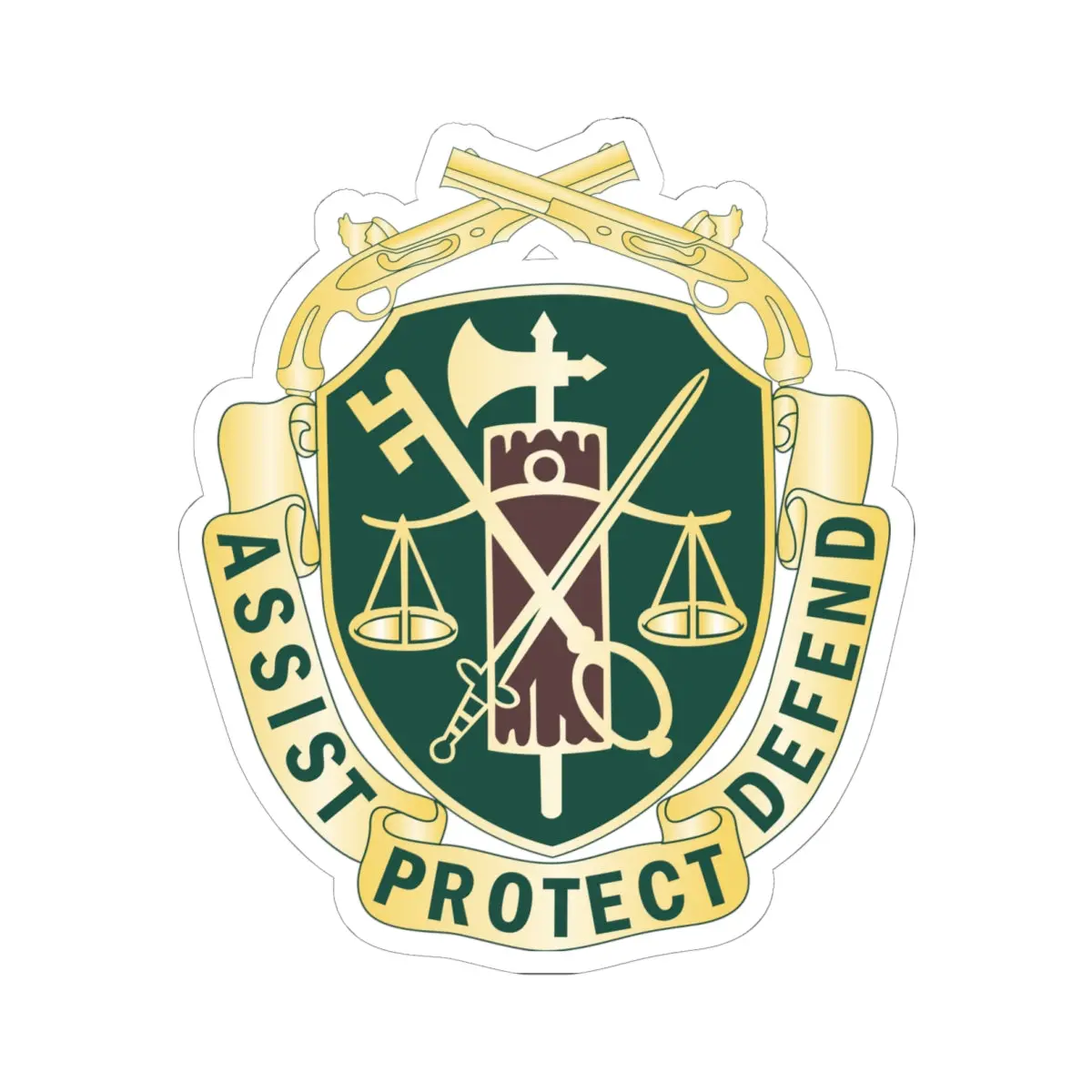 Kiss - Cut Stickers - Military Police Corps Regimental Dui Wo Txt X 300 1