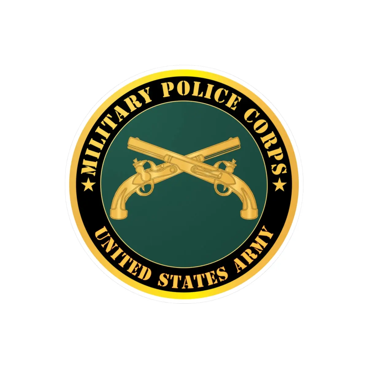 Kiss-Cut Vinyl Decals - Army - Military Police - Branch - United States Army X 300 1