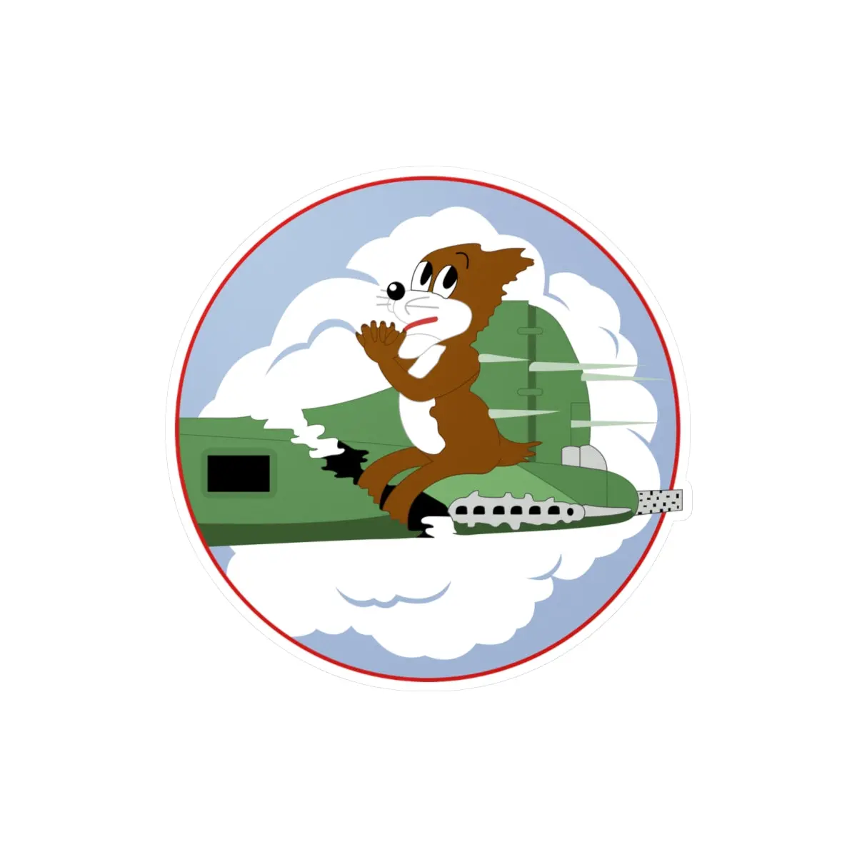Kiss-Cut Vinyl Decals - Aac - 414Th Bombardment Squadron (Heavy) Wo Txt 1