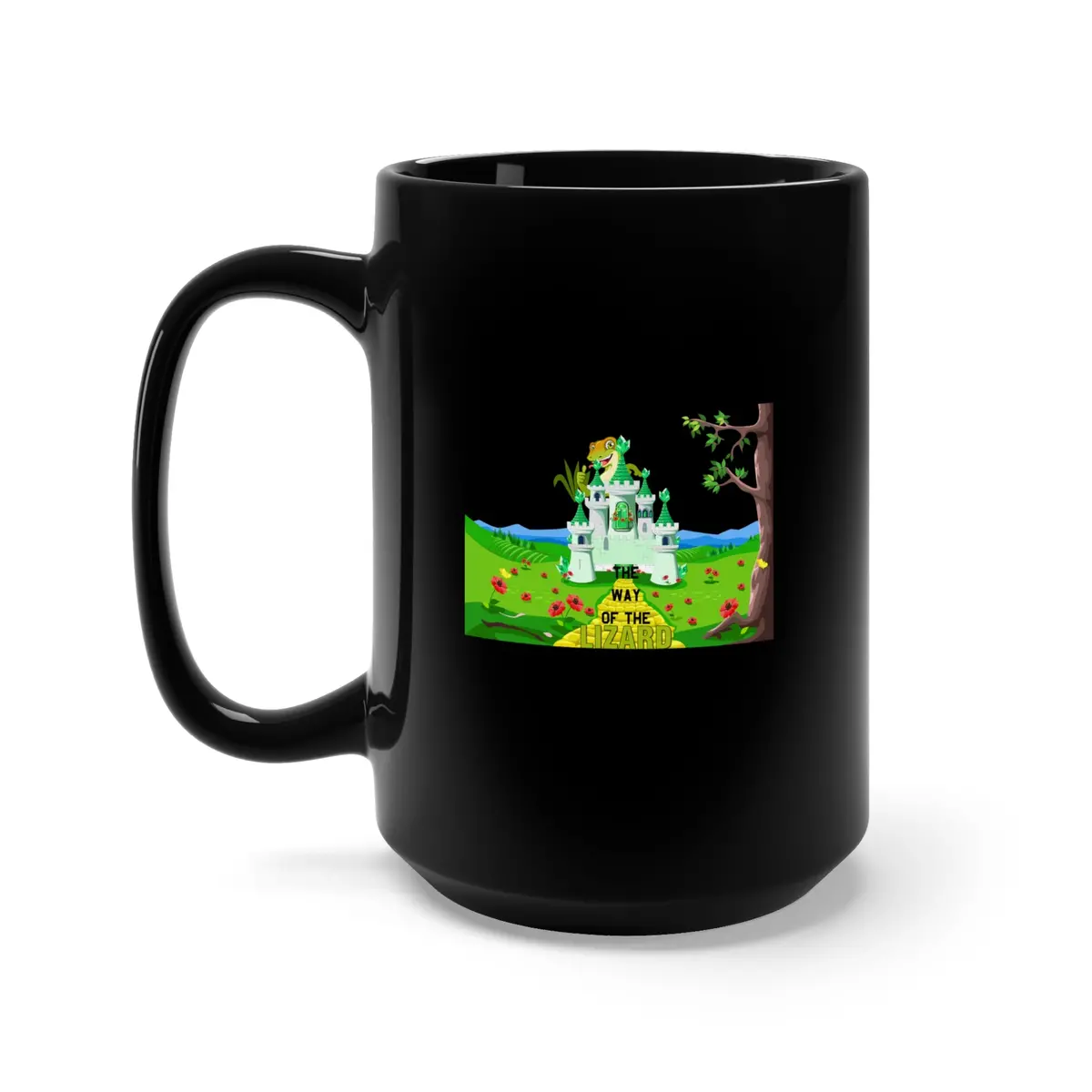 Black Mug 15Oz - Lizard Of Oz X 300 1