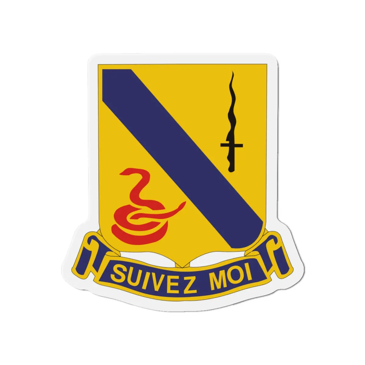 Die-Cut Magnets - Army  - 14Th Cavalry Regiment Wo Txt 1