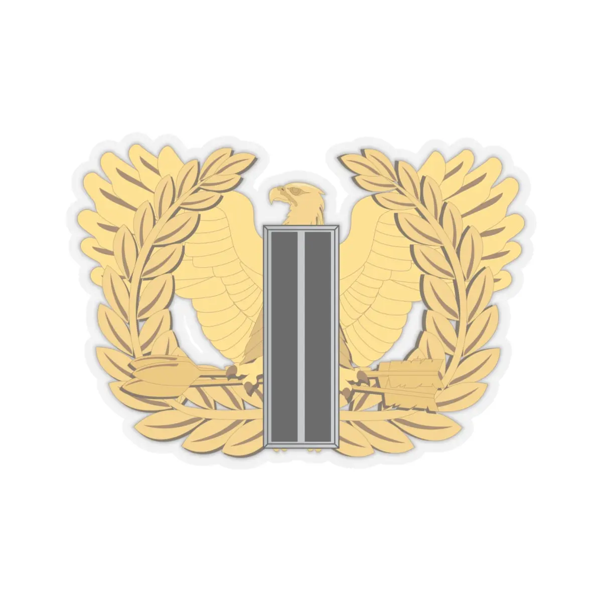 Kiss-Cut Stickers - Army - Chief Warrant Officer - W06 - Flat - Eagle And Bar Wo Txt X 300 2