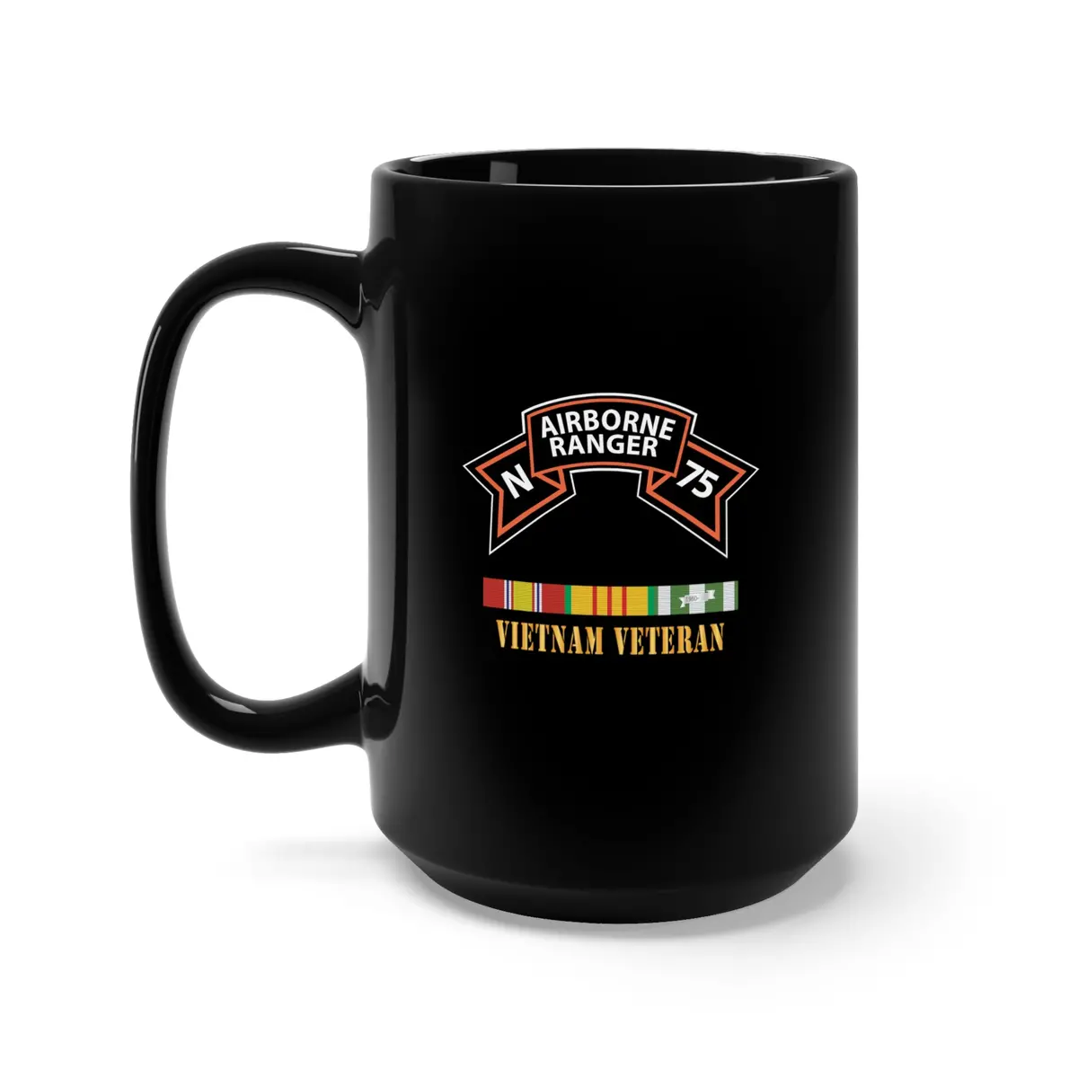 Black Mug 15Oz - Sof - N Company Scroll - Vietnam Veteran W Vn Svc X 300 1