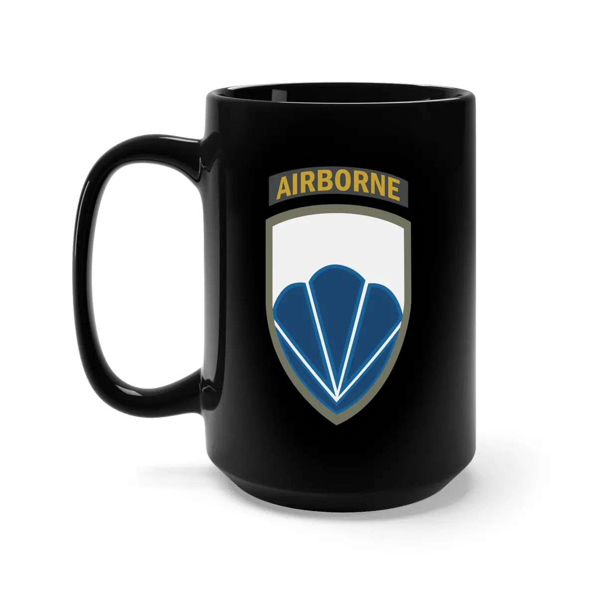 Black Mug 15Oz - Ssi - 6Th Airborne Division - Phantom X 300 1