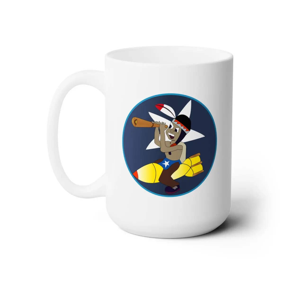 White Ceramic Mug 15Oz - 64Th Bomb Squadron Wo Txt X 300 1