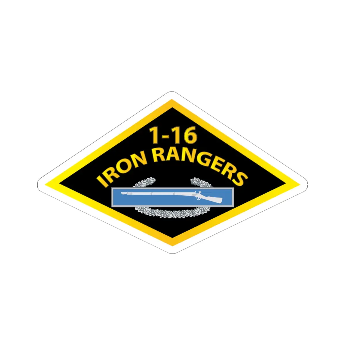 Kiss - Cut Stickers - Army - 1St Battalion, 2Nd Infantry Regiment Branch - Wo Txt X 300 1
