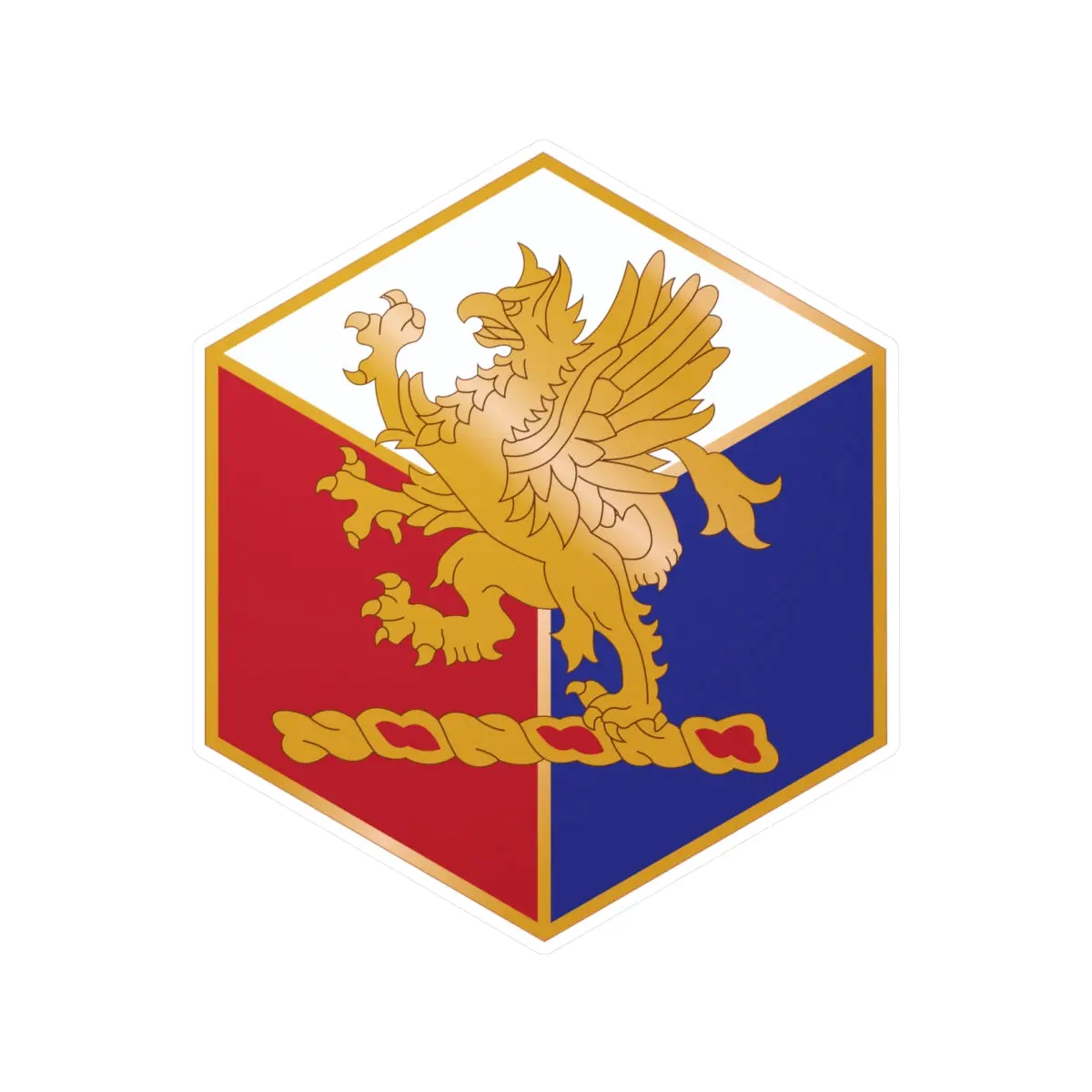 Kiss-Cut Vinyl Decals - Dui - 46Th Infantry Division X 300 1