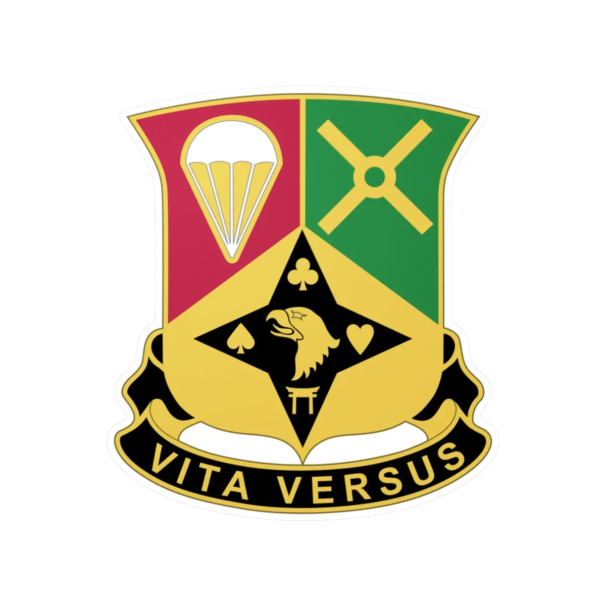 Kiss-Cut Vinyl Decals - Dui - 101St Airborne Division Sustainment Brigade, Headquarters And Special Troops Battalion X 300 1
