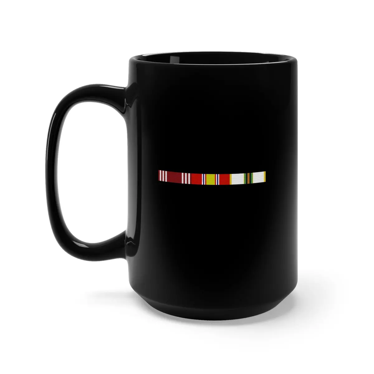 Black Mug 15Oz - Bar - Good Conduct - Ndsm - Cold War Ribbons X 300 1