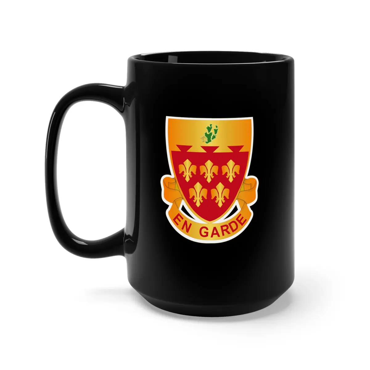 Black Mug 15Oz - Army -  77Th Artillery Wo Txt 1