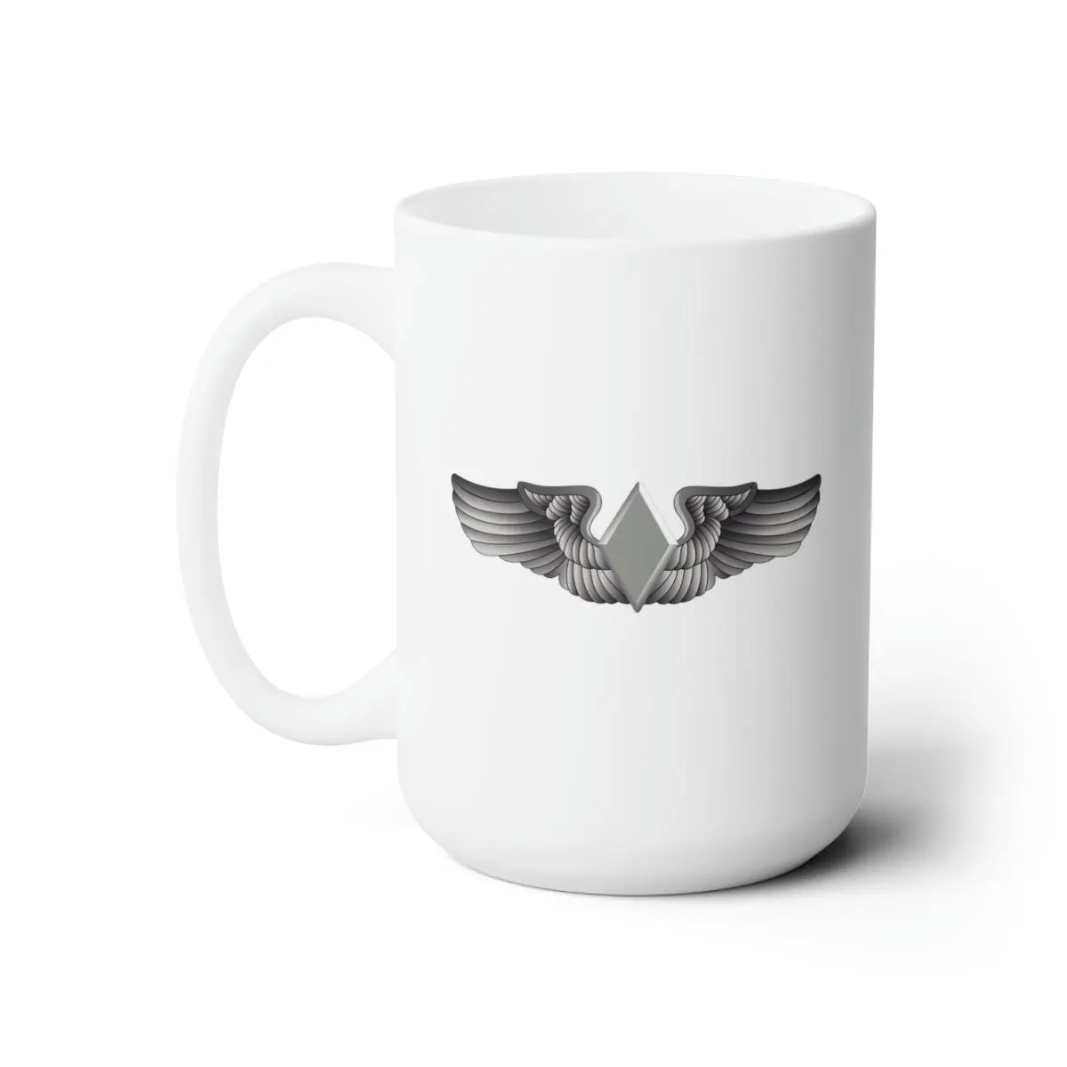 White Ceramic Mug 15Oz - Aac - Wasp Wing Wo Txt 1