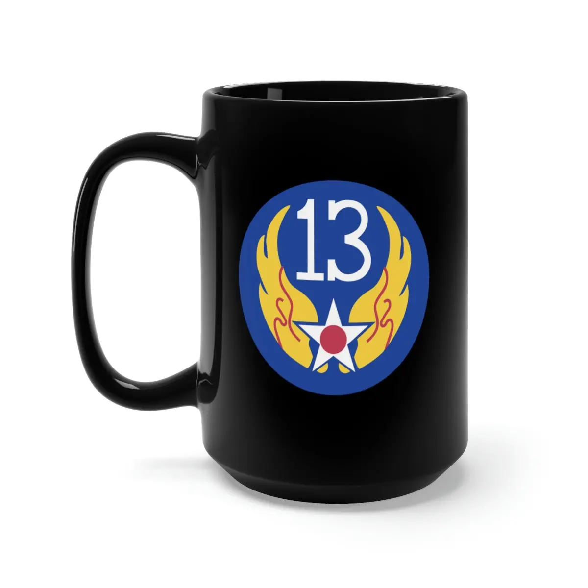Black Mug 15Oz - Aac - Ssi - 13Th Air Force Wo Txt X 300 1