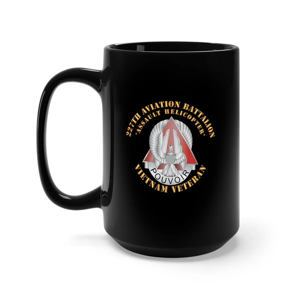 Black Mug 15Oz - Army - 227Th Aviation Battalion - Vietnam Veteran X 300 1