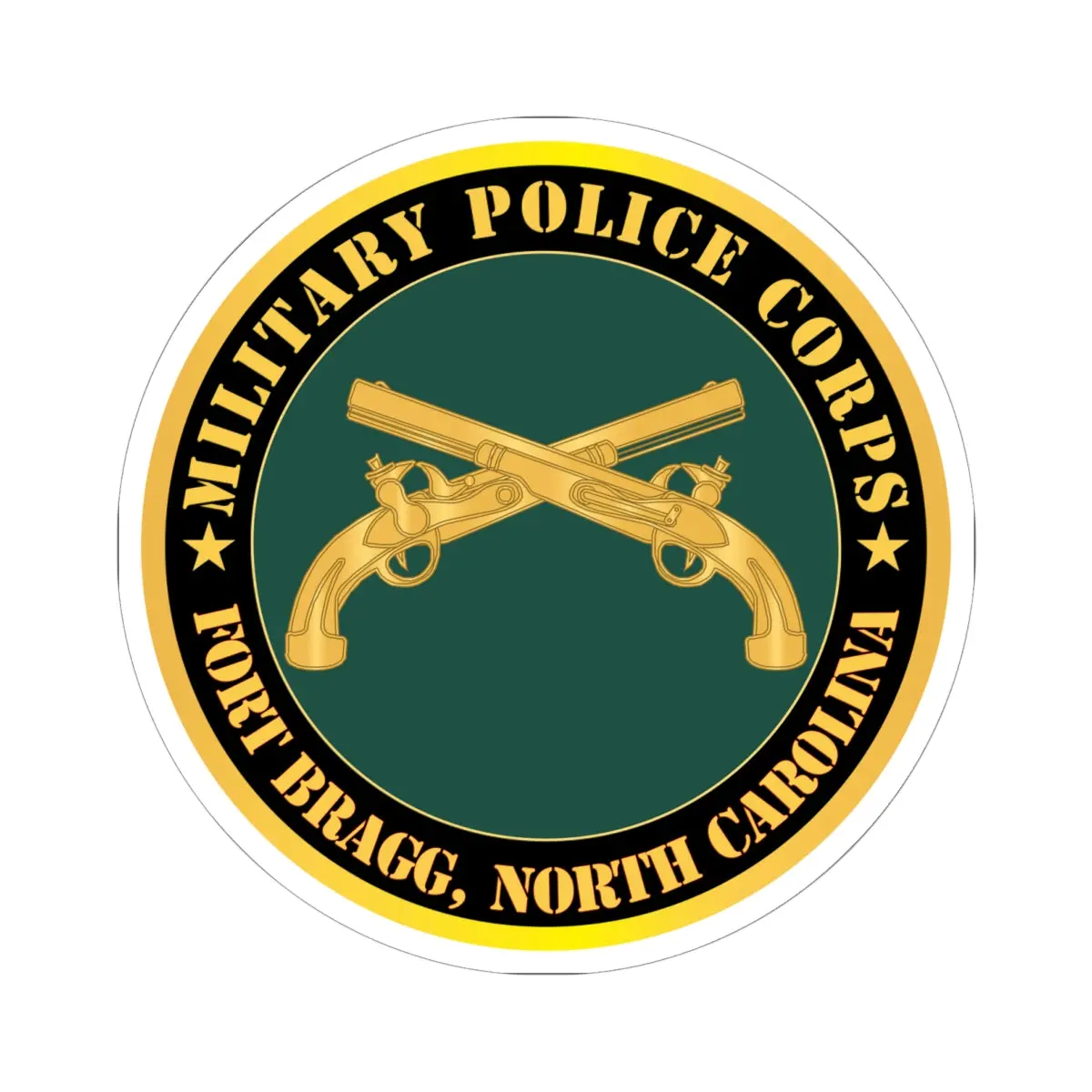 Kiss - Cut Stickers - Army - Military Police - Branch - Fort Bragg, Nc X 300 1