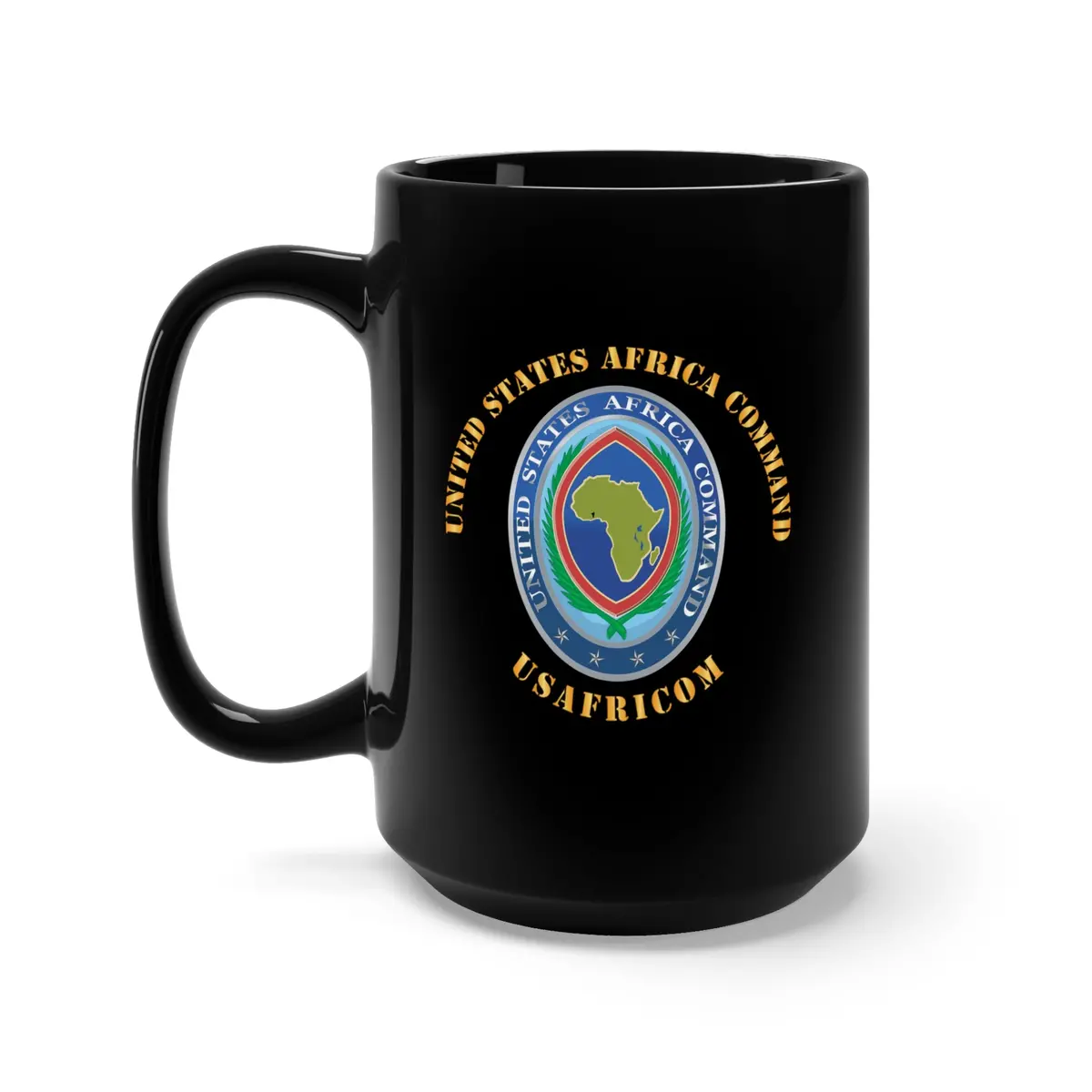Black Mug 15Oz - Africa Command - Dui X 300 1