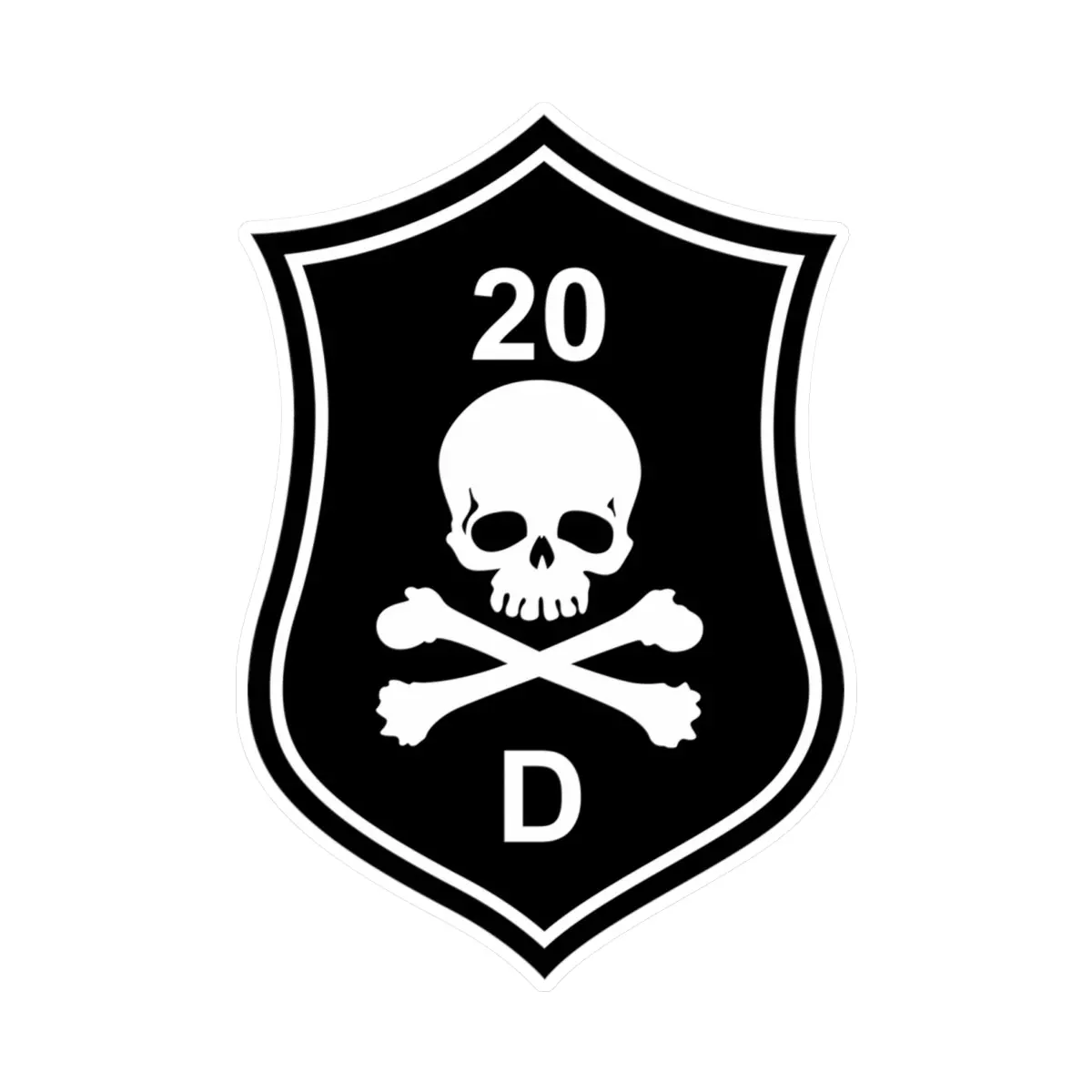 Kiss-Cut Vinyl Decals - Ssi - 20Th Infantry Division X 300 1