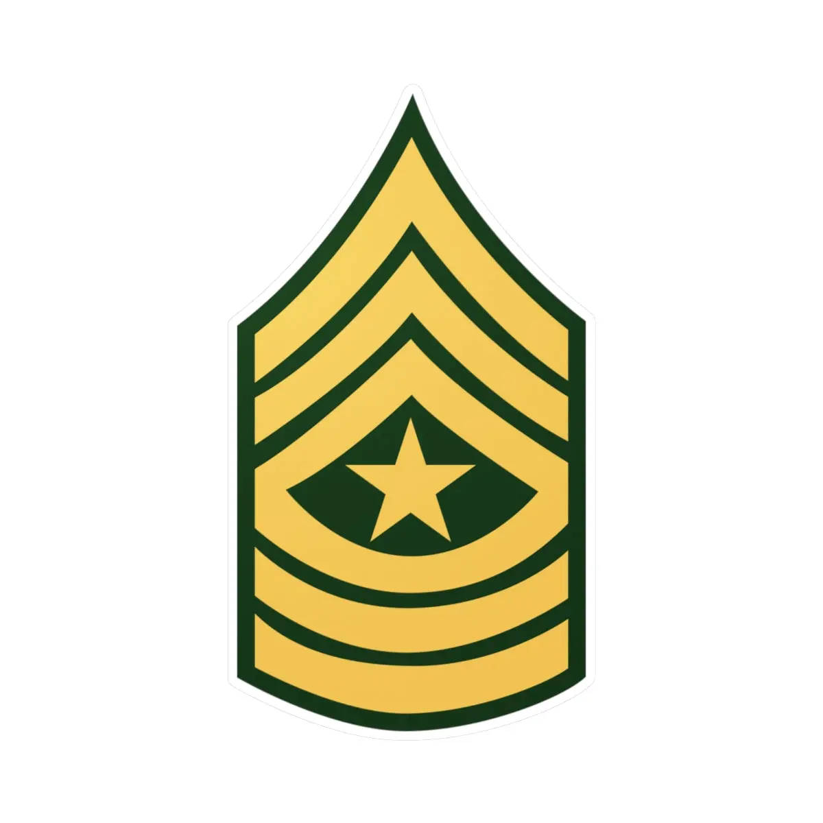 Kiss-Cut Vinyl Decals - Army - Sergeant Major E-9 (Sgm) X 300 1