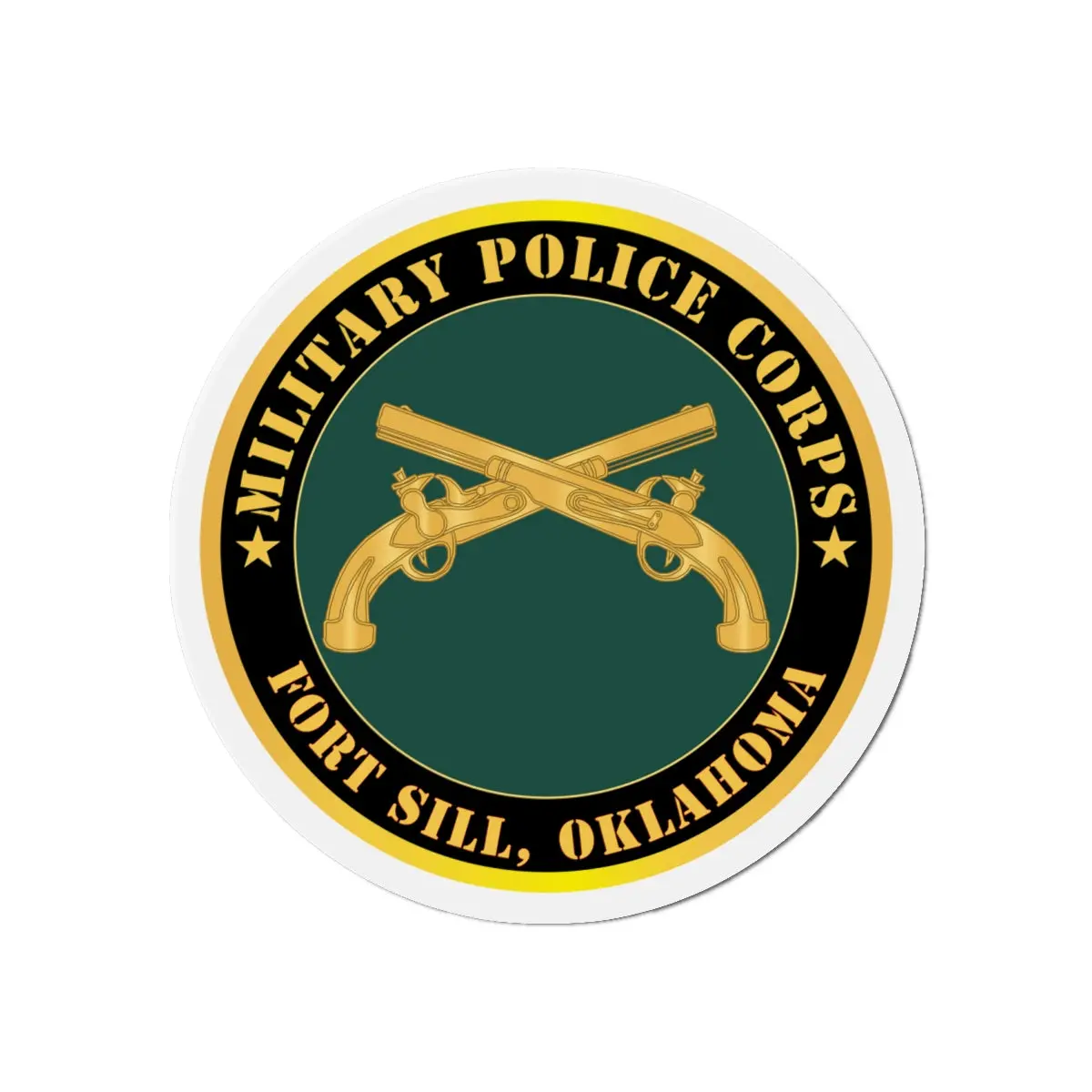 Die-Cut Magnets - Army - Military Police - Branch - Fort Sill, Ok X 300 2