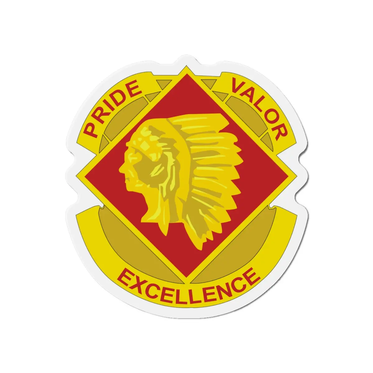 Die-Cut Magnets - Army - 45Th Artillery Brigade Wo Txt 1