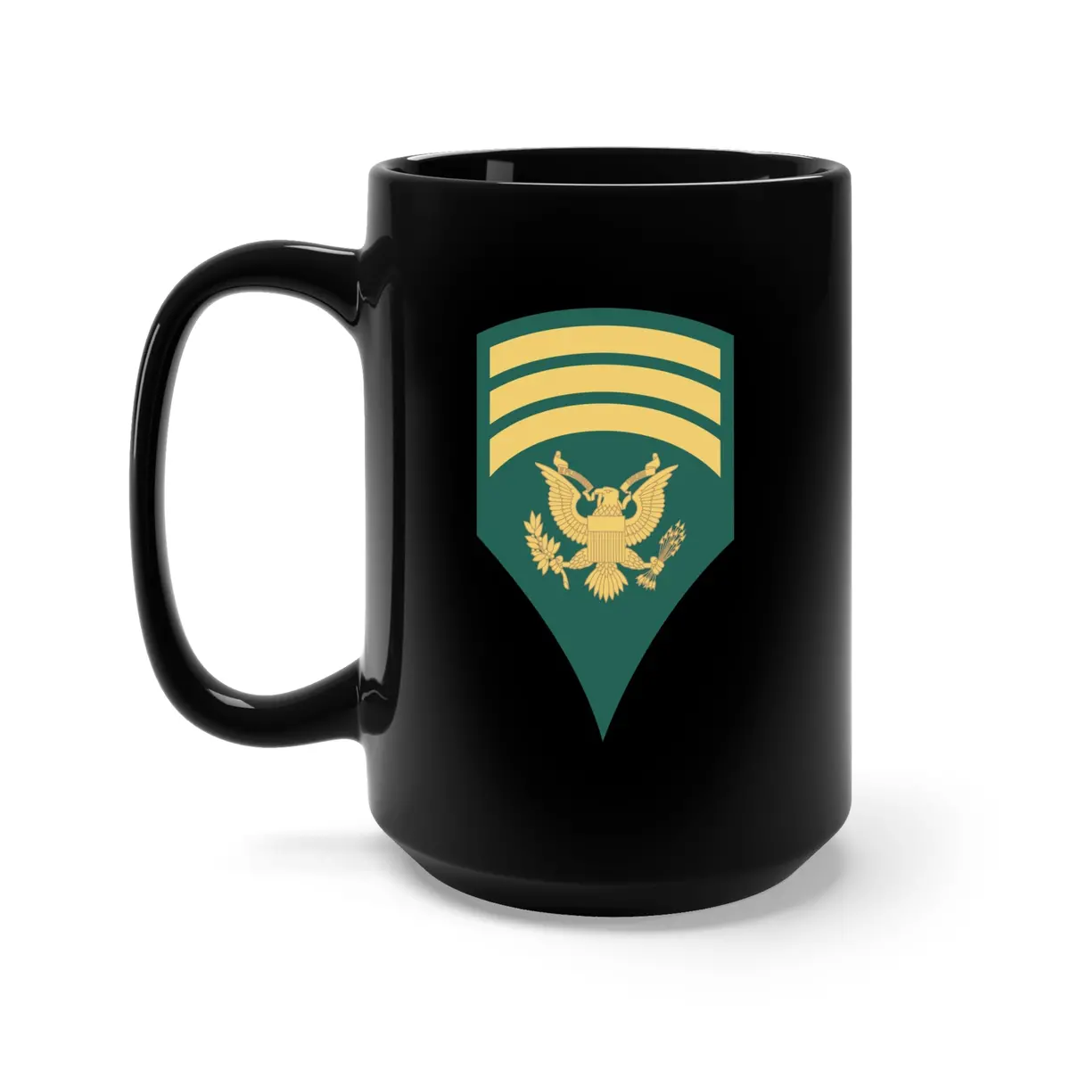 Black Mug 15Oz - Army - Enlisted - Spec 7 - Specialist 7  - Std Wo Txt X 300 1