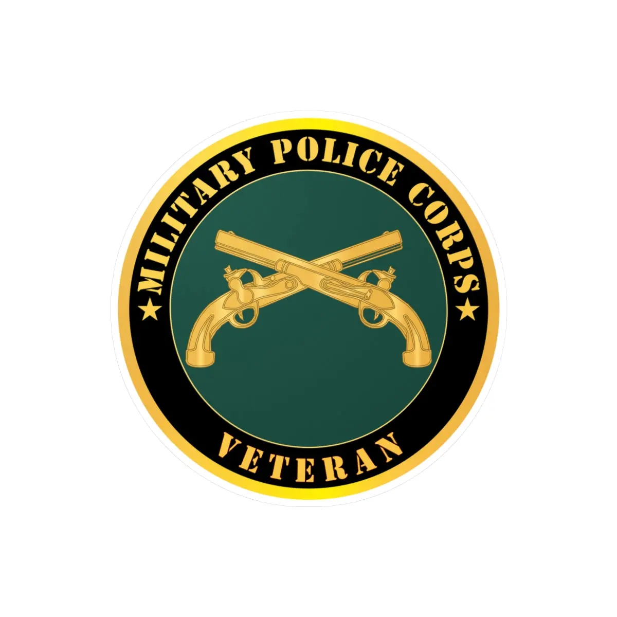 Kiss-Cut Vinyl Decals - Army - Military Police - Branch - Veteran X 300 1