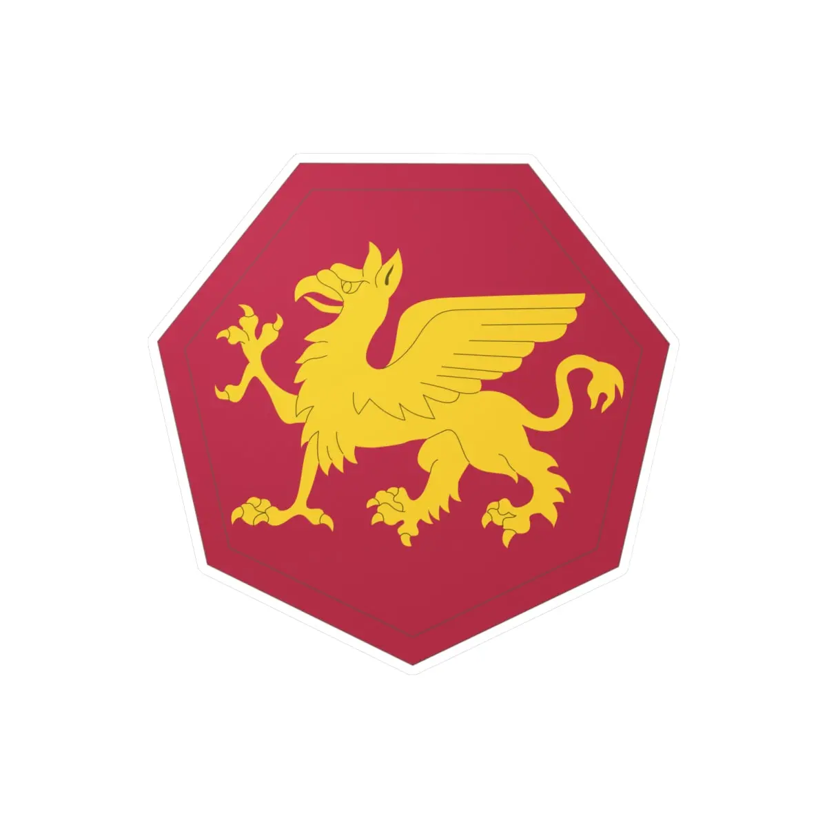 Kiss-Cut Vinyl Decals - Ssi - 108Th Infantry Division (1952-Present) X 300 1
