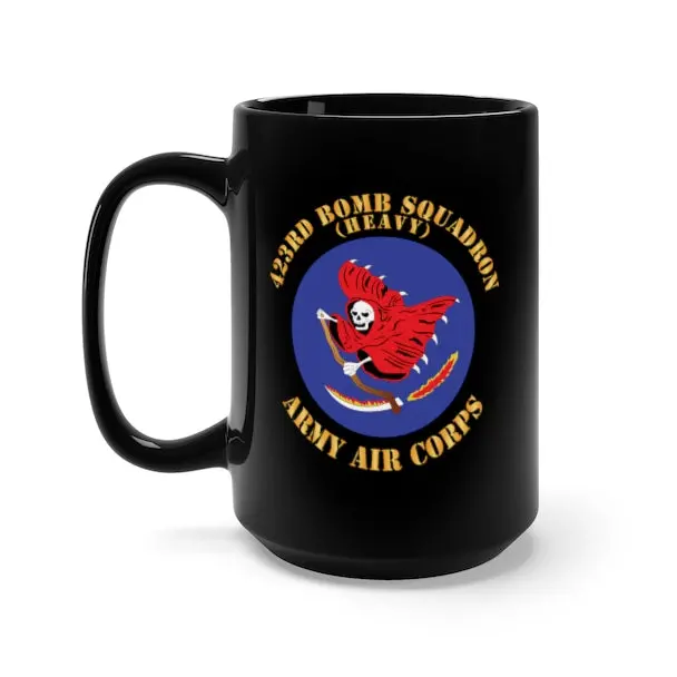 Black Mug 15Oz - Ssi - Aac - 423Rd Bomb Squadron X 300 1