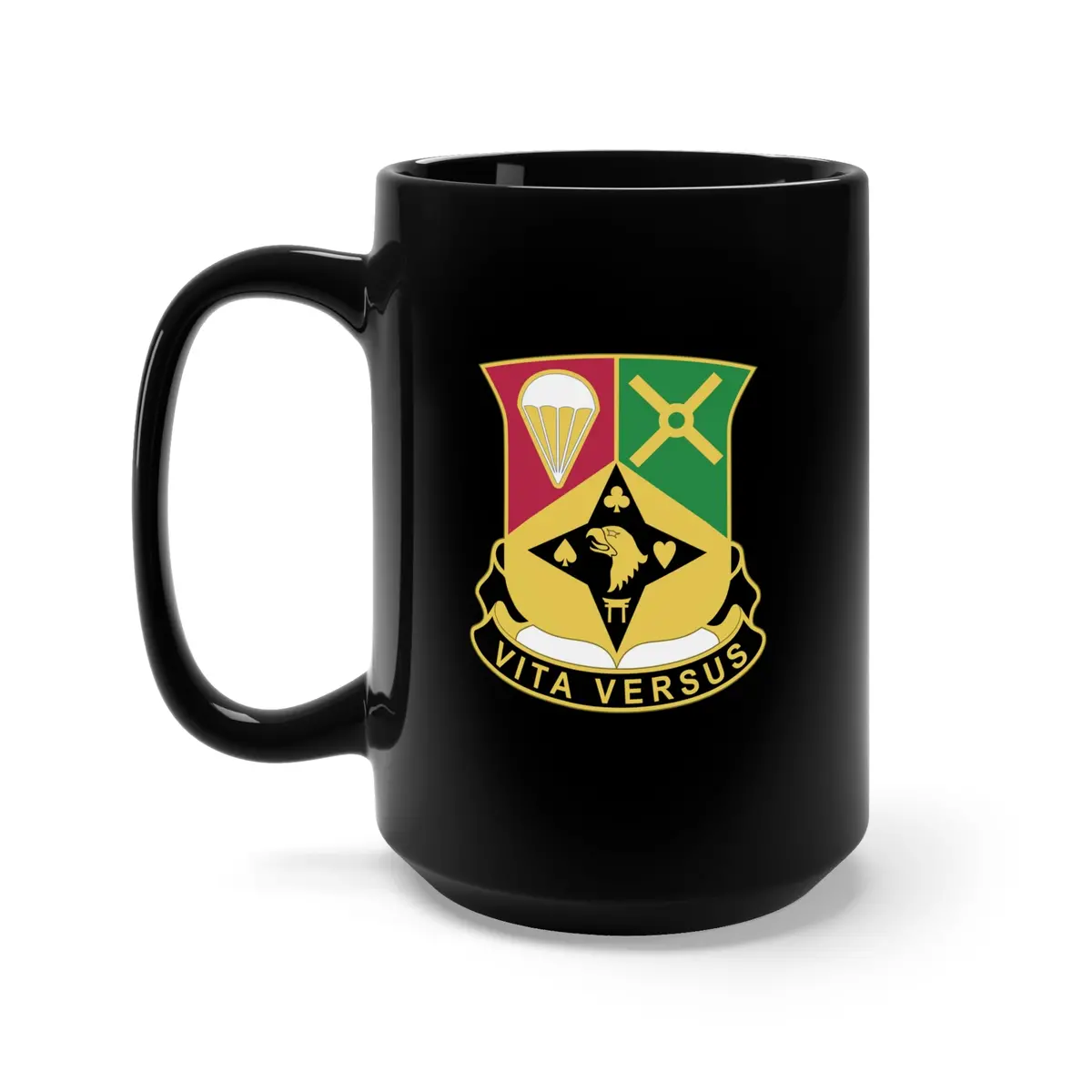 Black Mug 15Oz - Dui - 101St Airborne Division Sustainment Brigade, Headquarters And Special Troops Battalion X 300 1