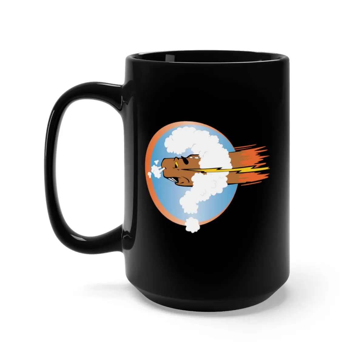 Black Mug 15Oz - Aac - 754Th Bombardment Squadron, 458Th Bomb Group, England X 300 1