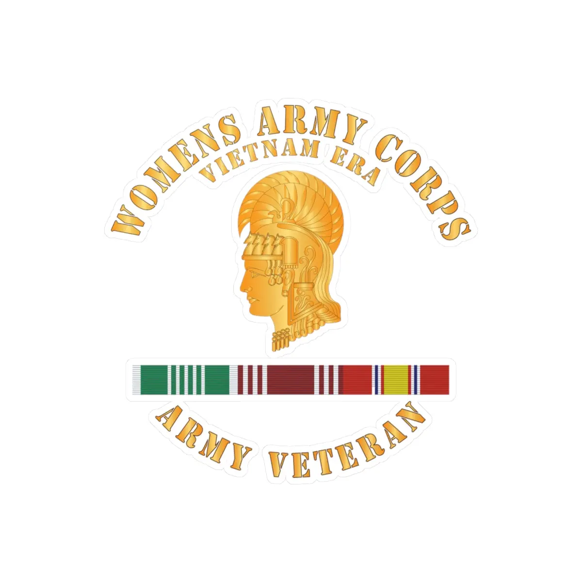 Kiss-Cut Vinyl Decals - Army - Womens Army Corps Vietnam Era - W Arcom - Gcmdl- Ndsm X 300 1