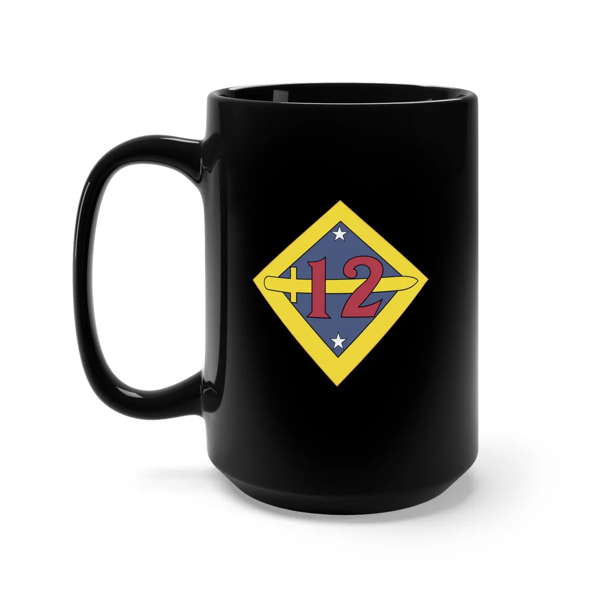 Black Mug 15Oz - 12Th Division - Ssi Wo Txt - 1918-1919 X 300 1