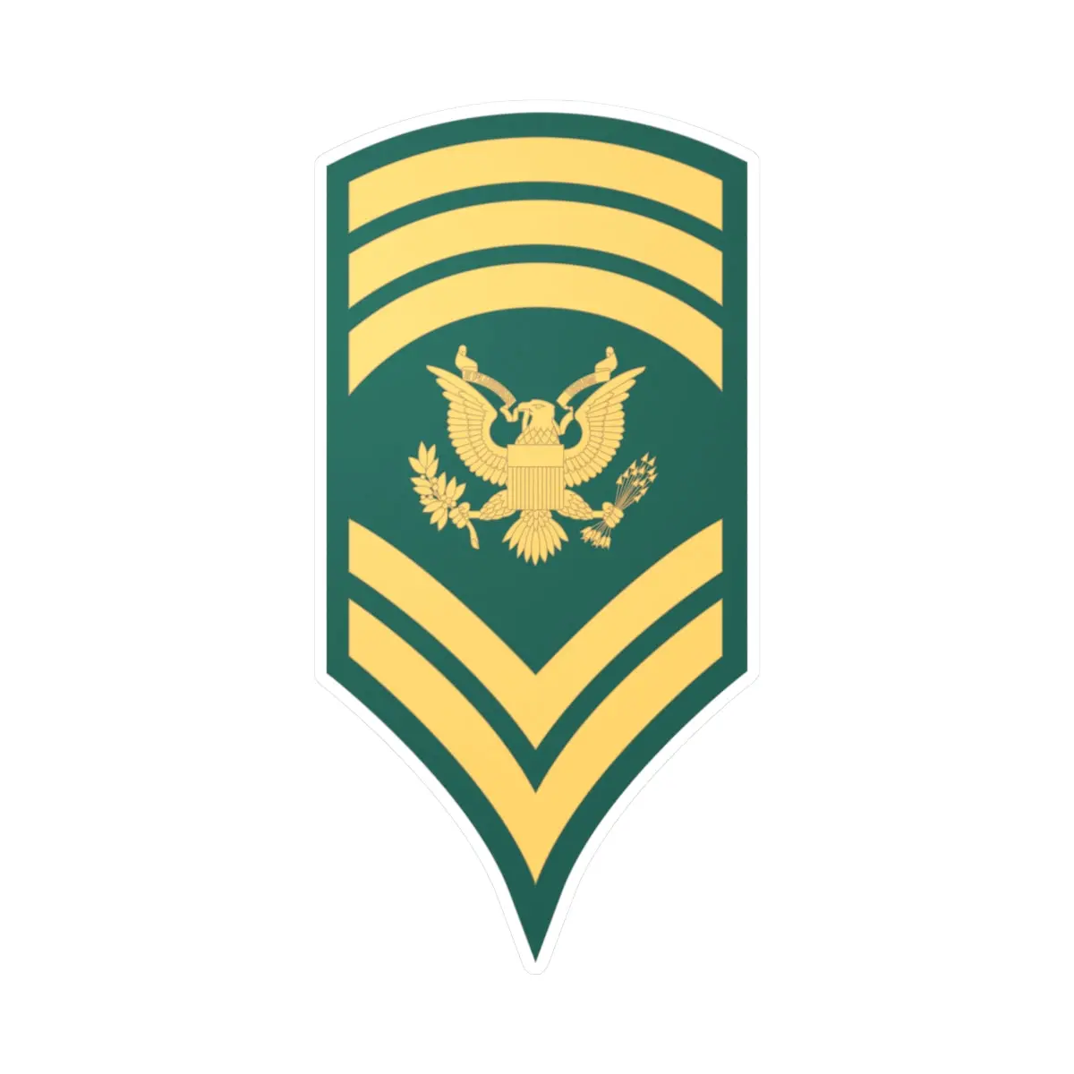 Kiss-Cut Vinyl Decals - Army - Enlisted - Spec 9 - Specialist 9 - Std Wo Txt X 300 1