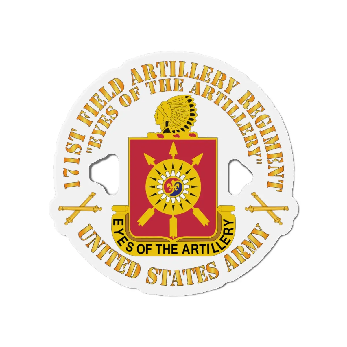 Die-Cut Magnets - Army - 171St Field Artillery Regiment - Dui W Fa Sep X 300 1