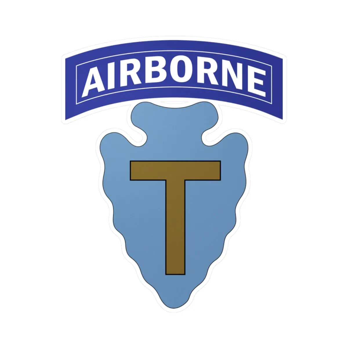 Kiss-Cut Vinyl Decals - Ssi - 36Th Division (Airborne) X 300 1