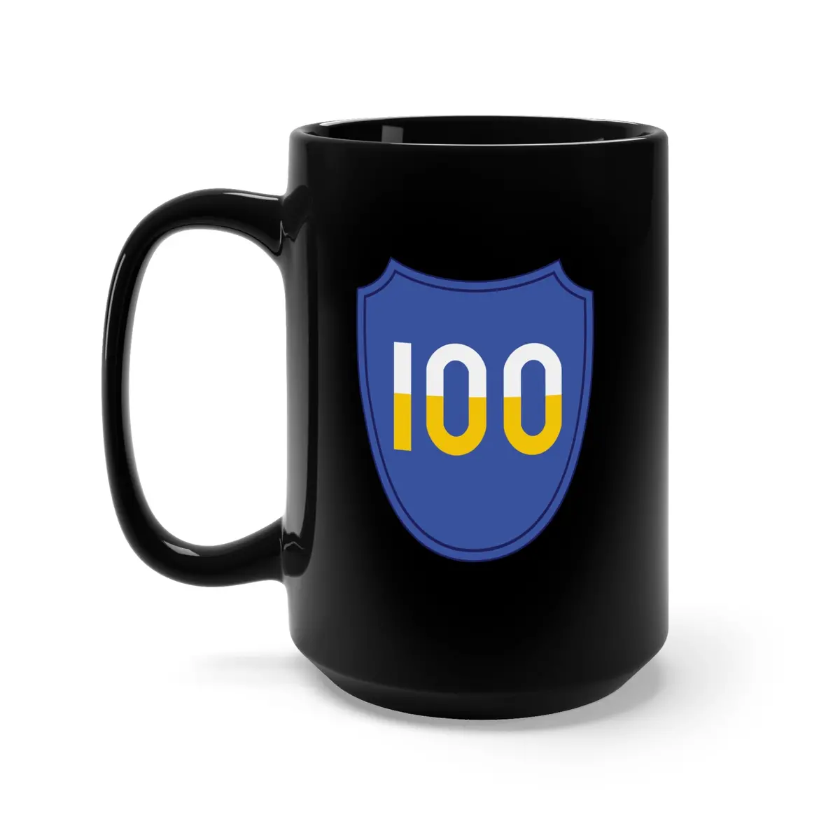Black Mug 15Oz - Ssi - 100Th Infantry Division X 300 1