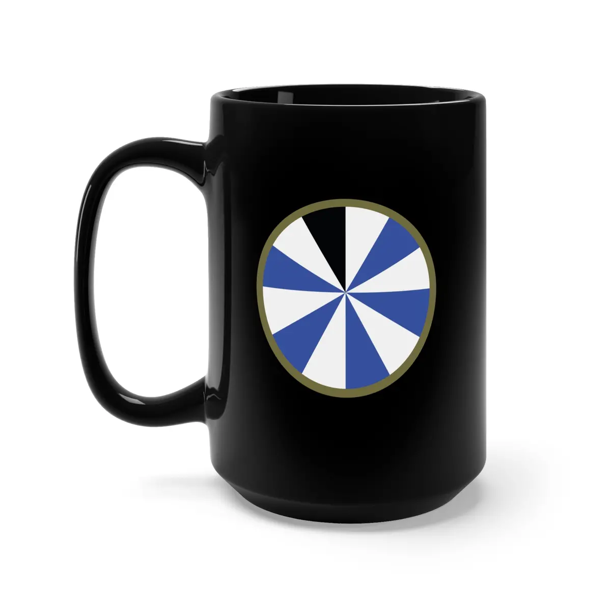 Black Mug 15Oz - 11Th Infantry Division - Phantom - Ssi Wo Txt X 300 1
