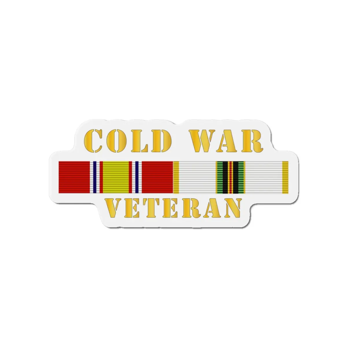 Die-Cut Magnets - Army - Cold War Veteran W Cold Svc 1