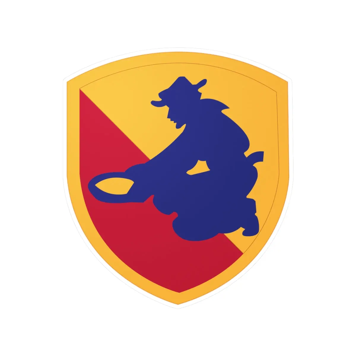 Kiss-Cut Vinyl Decals - Ssi - 52Nd Infantry Division (1946-1947) X 300 1