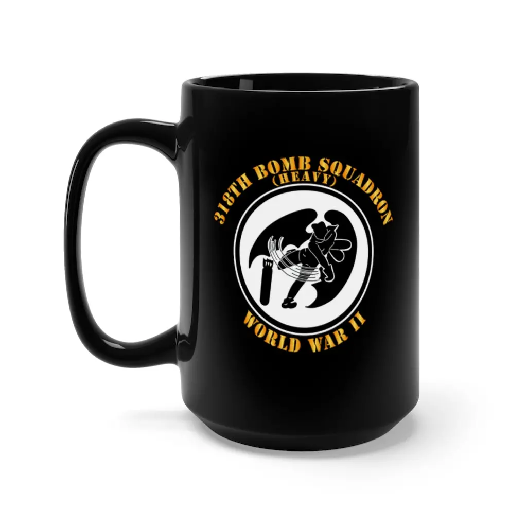 Black Mug 15Oz - Aac - 318Th Bomb Squadron - Wwii 1