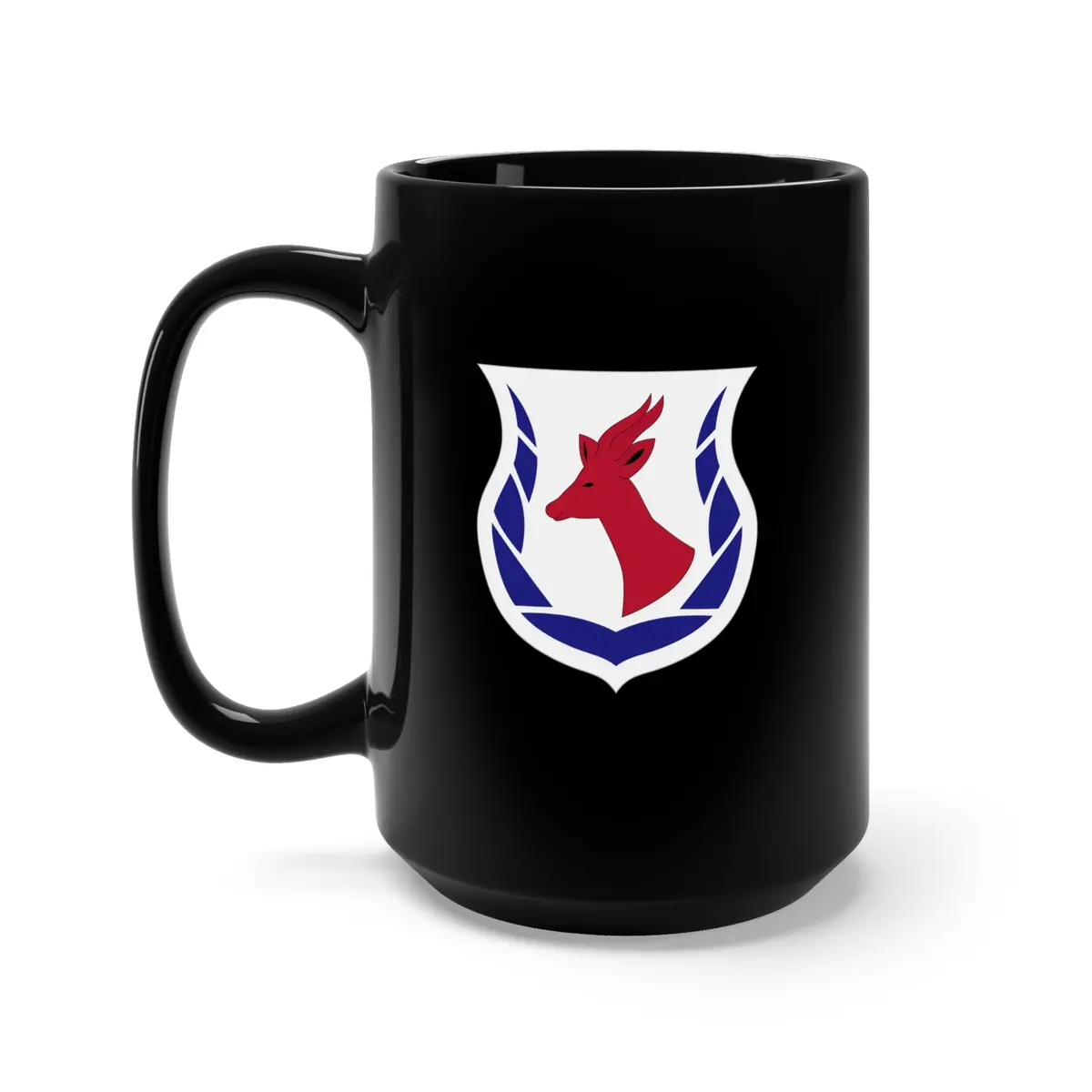 Black Mug 15Oz - Army - Kagnew Station - East Africa No Txt Wo Drop Shadow 1